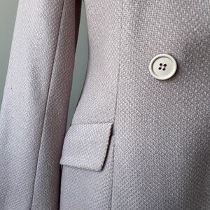 Elegant Light Pink Wool Coat